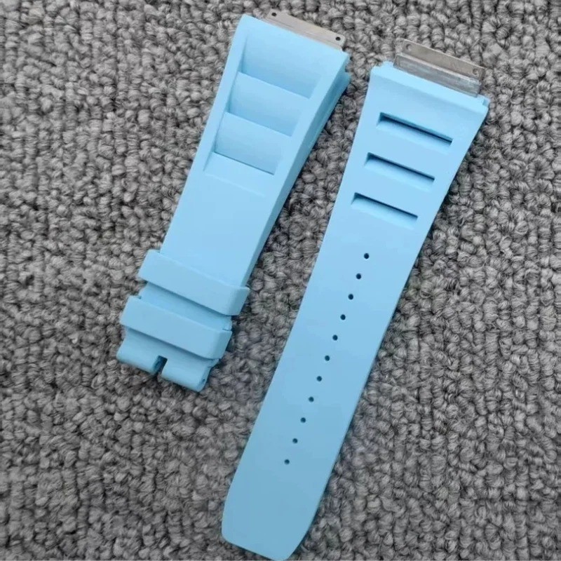Medium Size Replacement Rubber Watch Strap Band Fits Richard Mille RM010 RM029