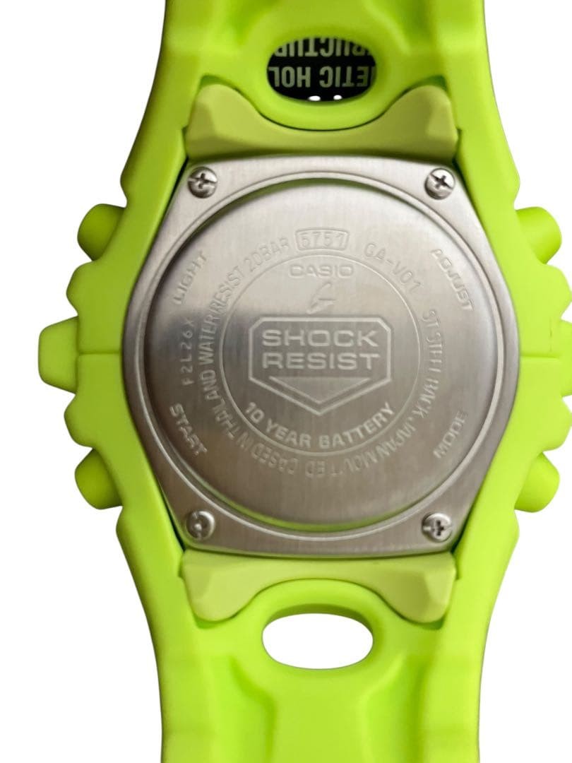 G SHOCK GA V01 9AJF neon yellow with box and tag