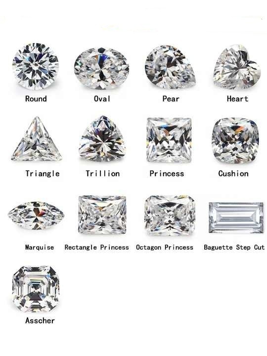 Cubic Zirconia Fine Cut Lab Created Marquise Loose Gemstone For Assorted Jewelry
