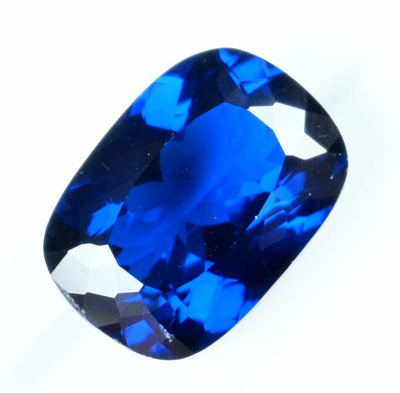 19.40 Ct Natural Arkansas Blue Benitoite Certified Excellent Cushion Gemstone