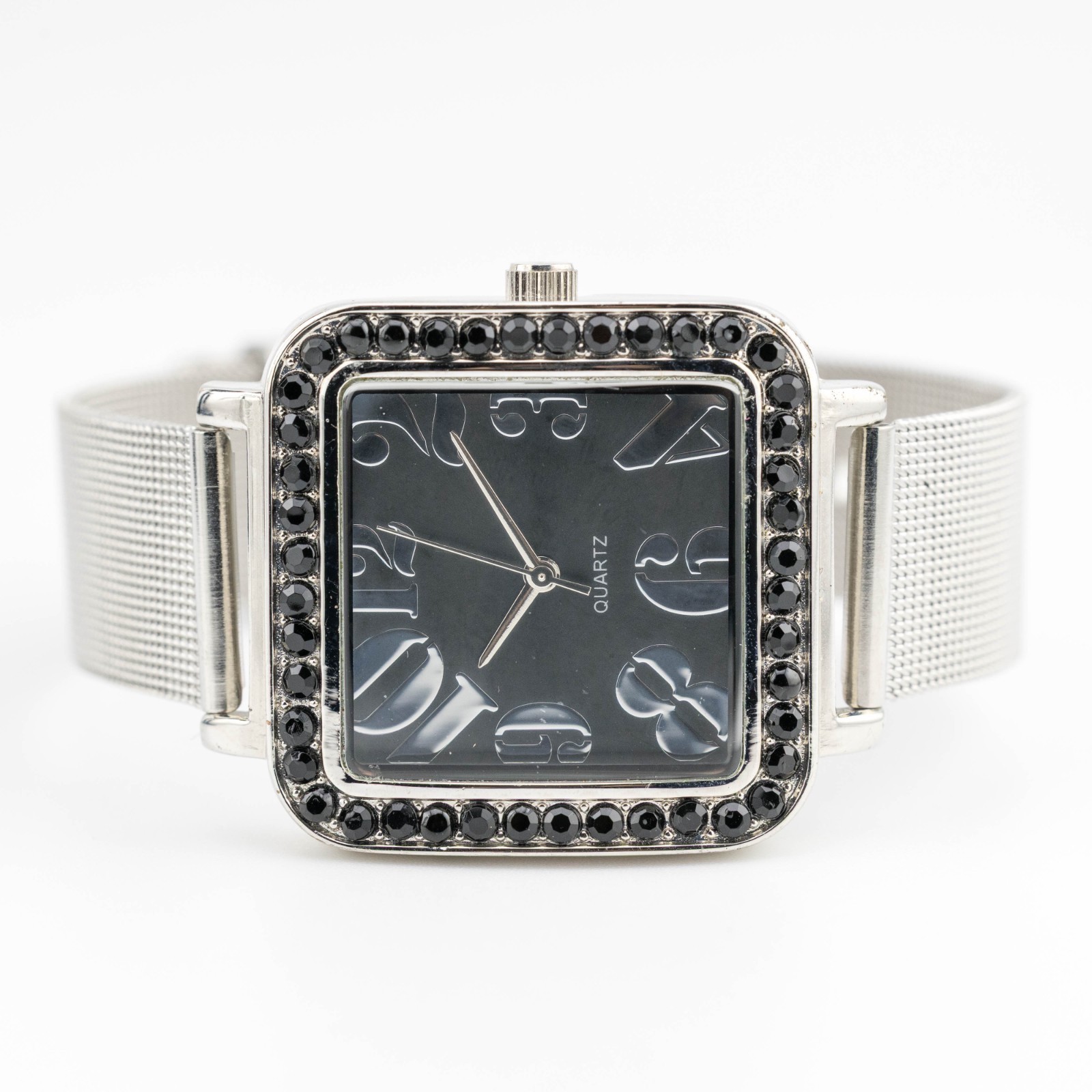 ACCUTIME WATCH CORP. JCR925A Mesh Band Quartz Analog Women’s Watch New Battery