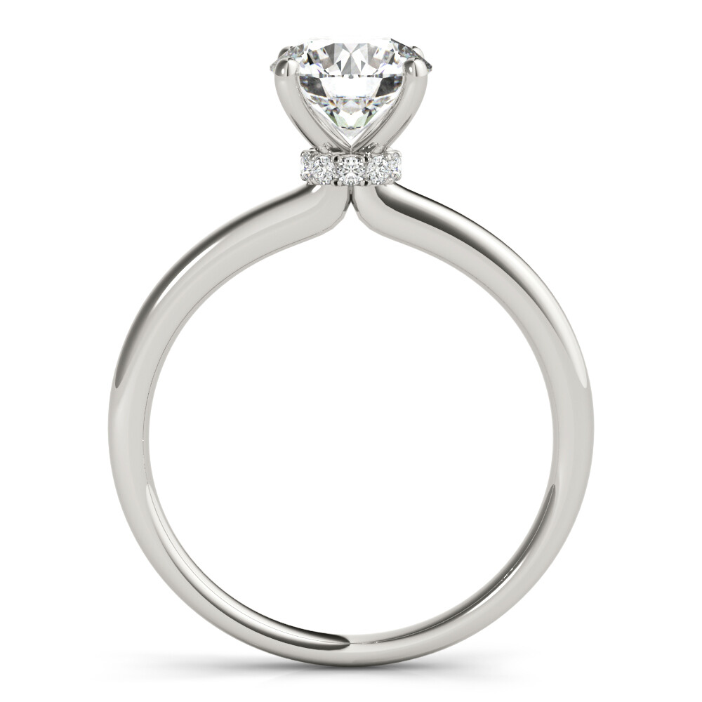 2.00 Carat Forever One Moissanite Solitaire Ring 14k Gold Charles & Colvard