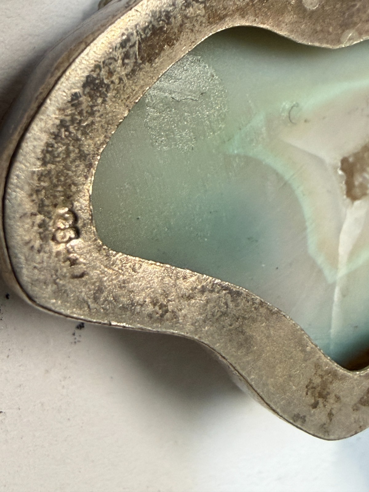 925 Silver Prehnite Agate Slice Bib Necklace Druzy Tourmaline Geode Boho Jewelry