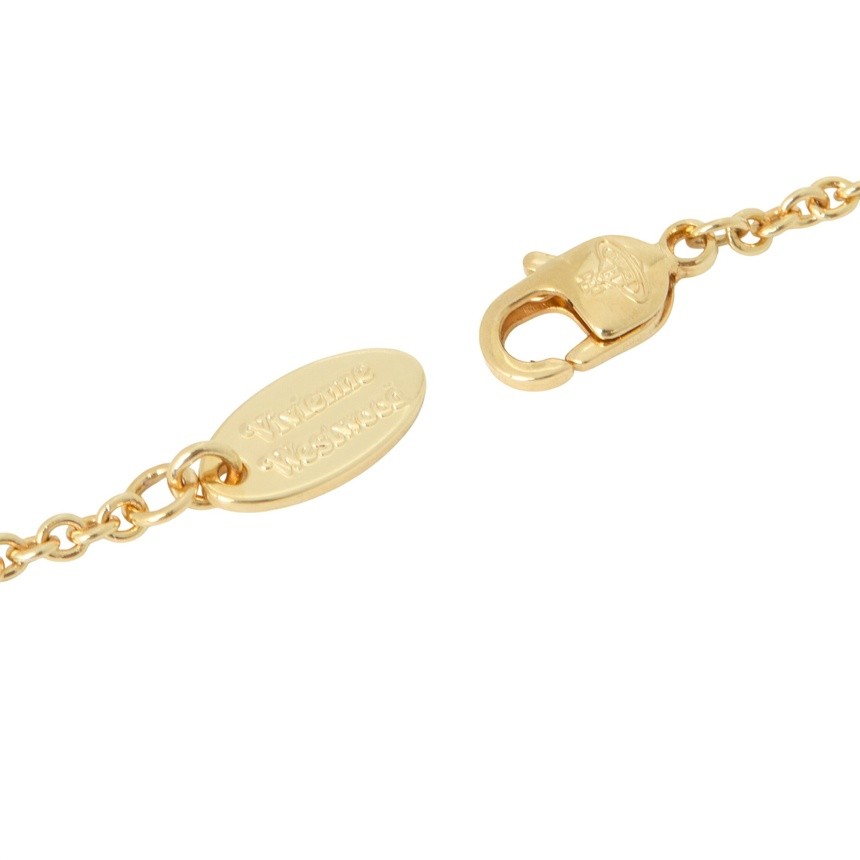 VIVIENNE WESTWOOD Carmela Woman Chain Bracelet 6102021S 02R102 NEW ITEM