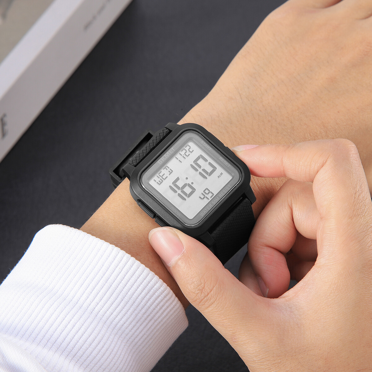 Men’s Military Sports Watch LED Screen Large Digital Face Waterproof Wristwatch
