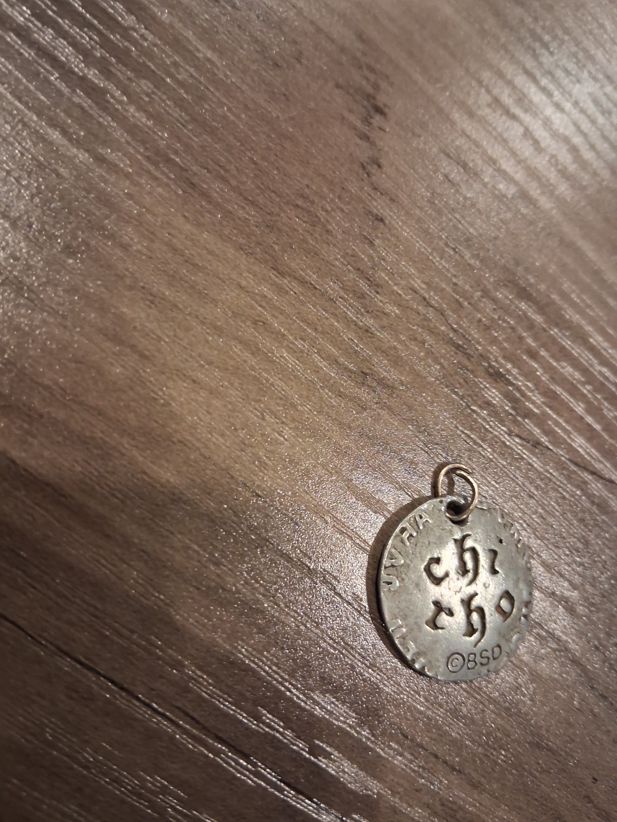 Artisan Blackbeard Smithy .999 Fine Silver Chi-Rho Pendant Medallion Hand Forged