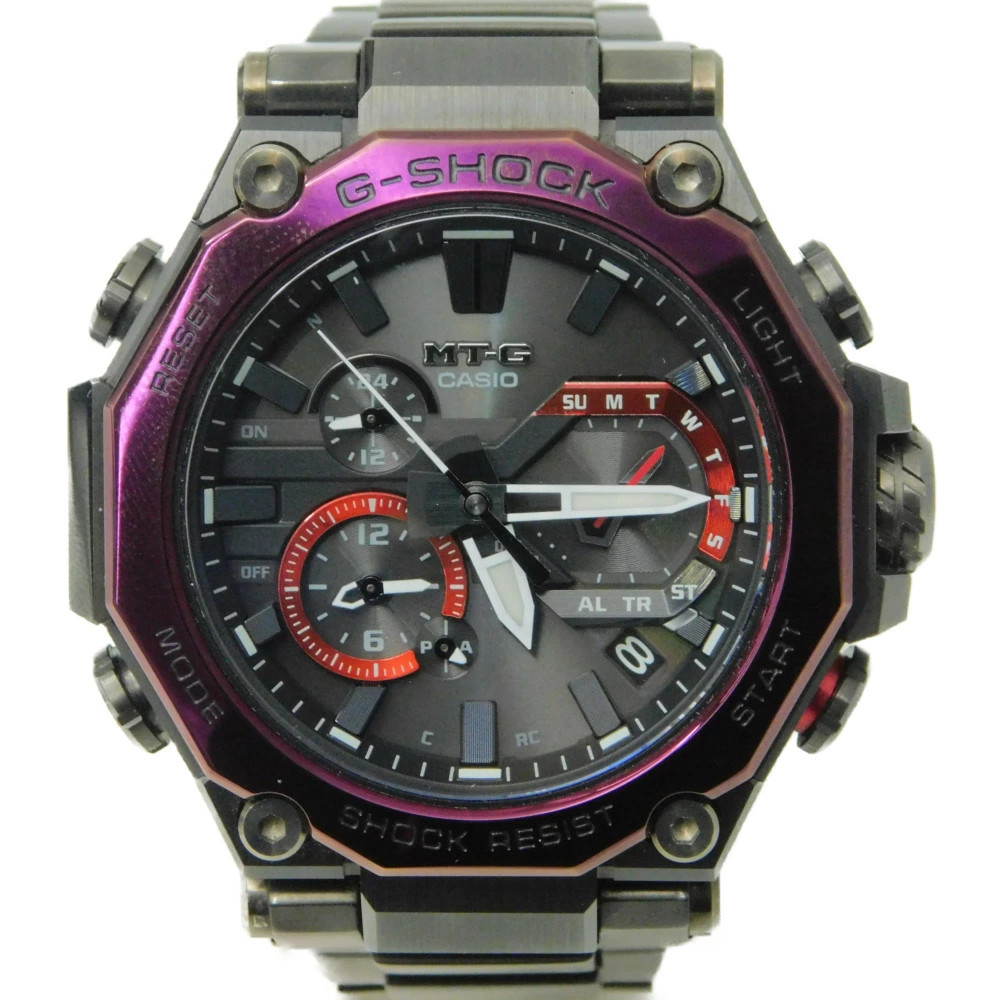 Casio G SHOCK MTG B2000BD 1A4JF Tough Solar Resin Band Black 20 ATM Water Resist