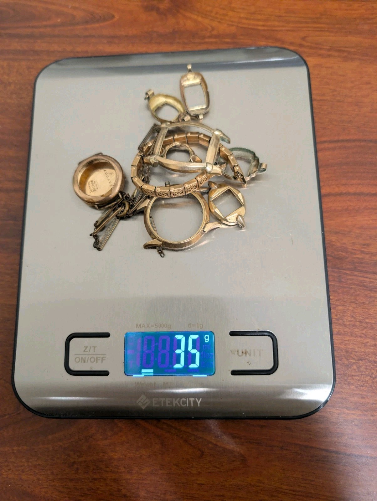 35 Grams Gold Filled Watch Cases Scrap