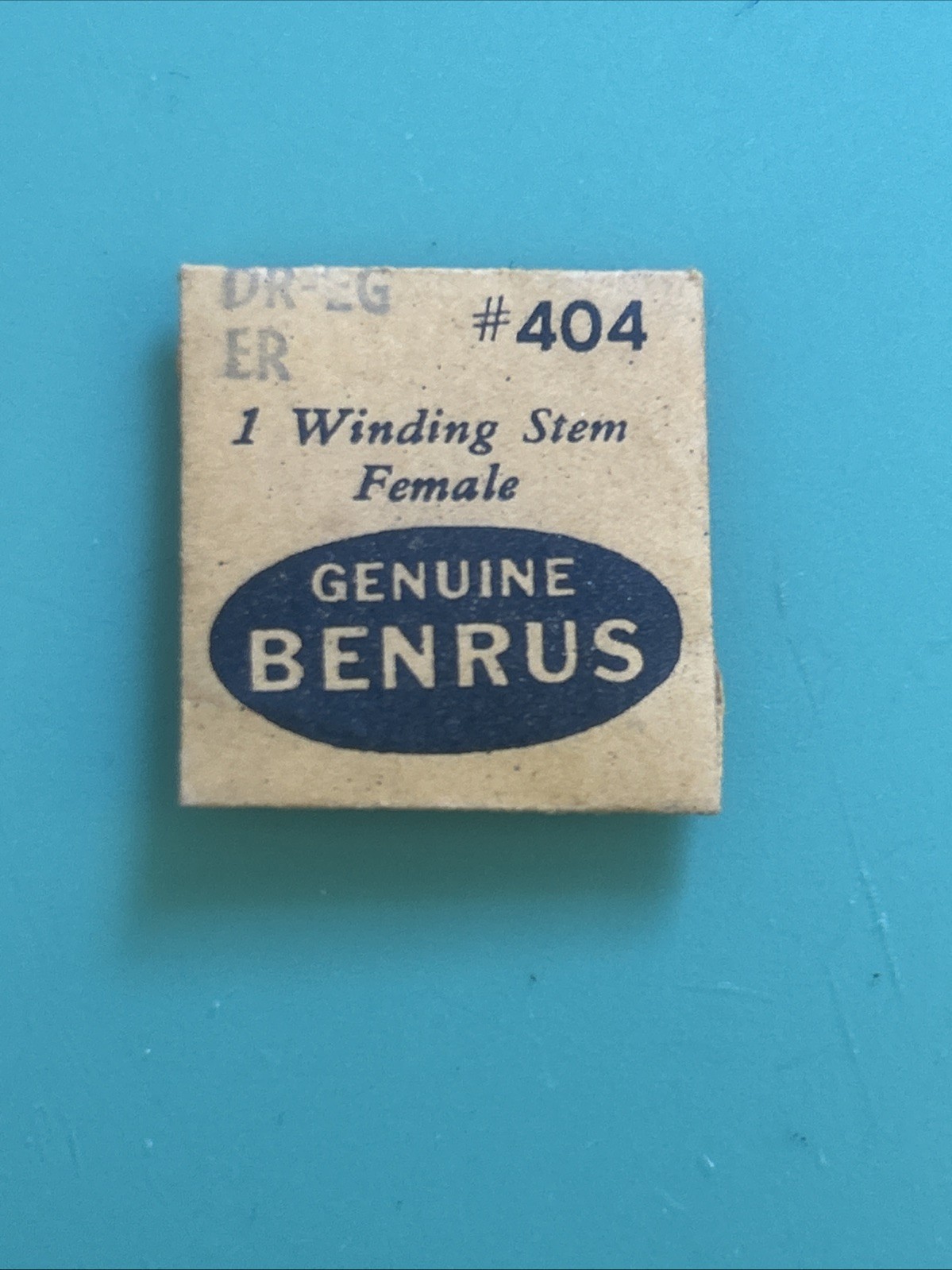 Benrus Parts – Balance Staff, Hour Wheel, Setting Lever Springs, Winding Stems