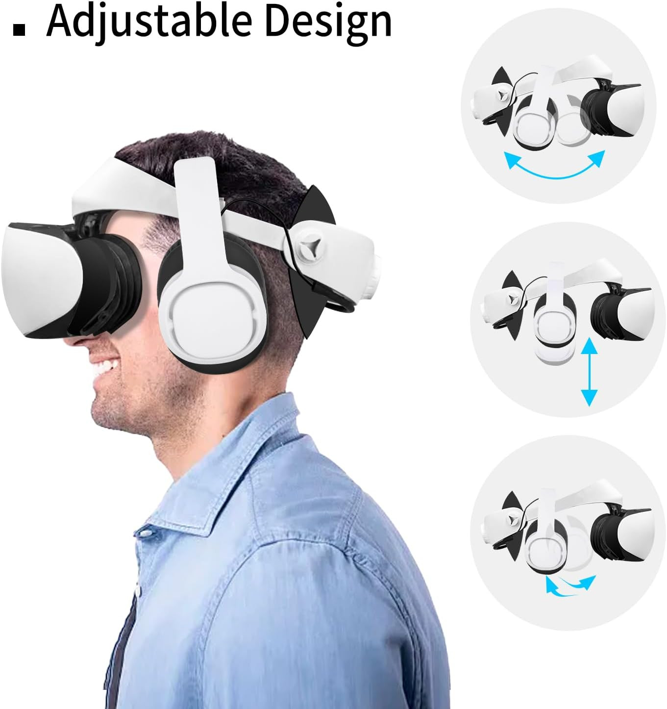 Globular Cluster PH2 Stereo VR Headphones for PS VR 2 – Clip on Design Easy to I