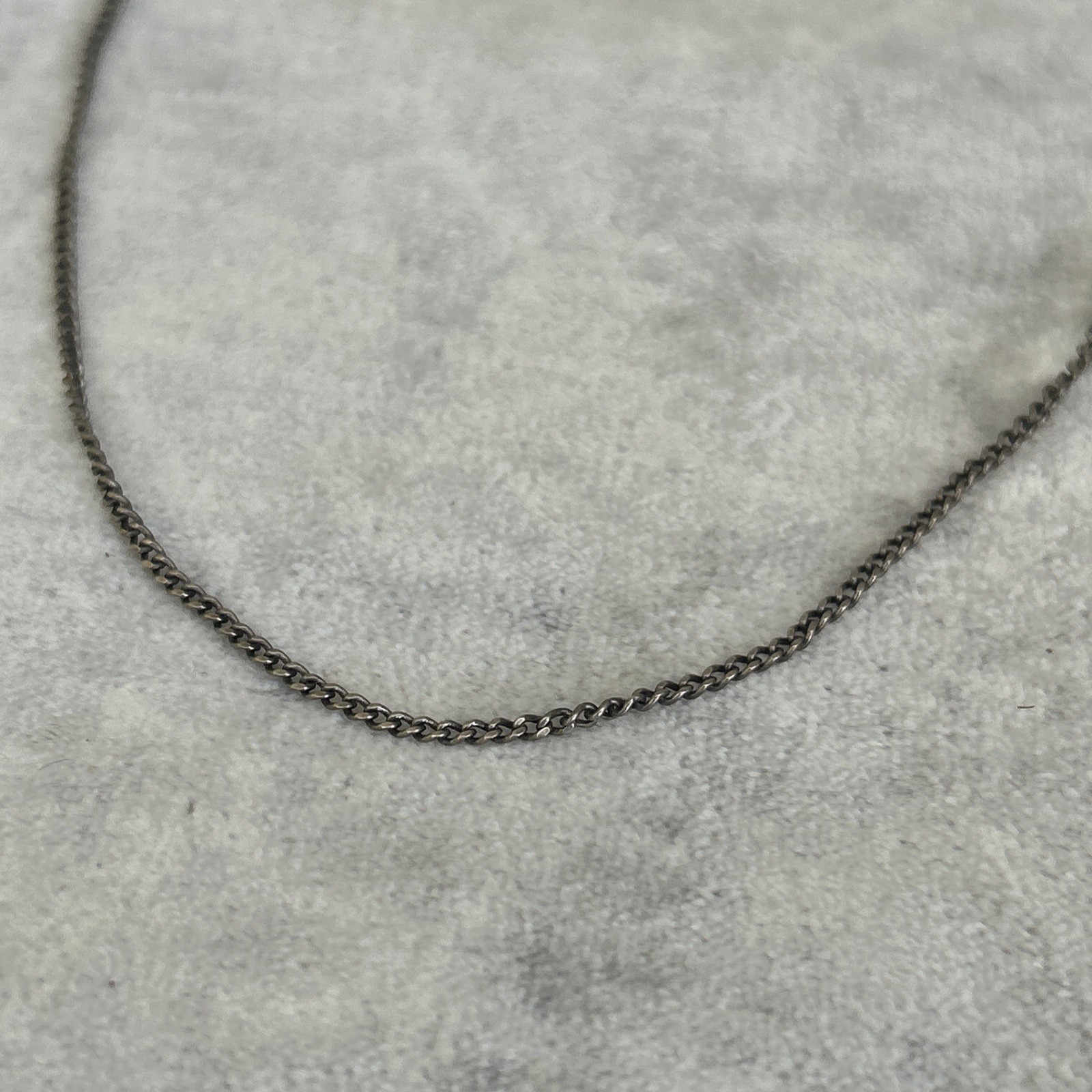 Vintage Hecho En Mexico Sterling Silver Chain Necklace 20 1/2” 3.8G