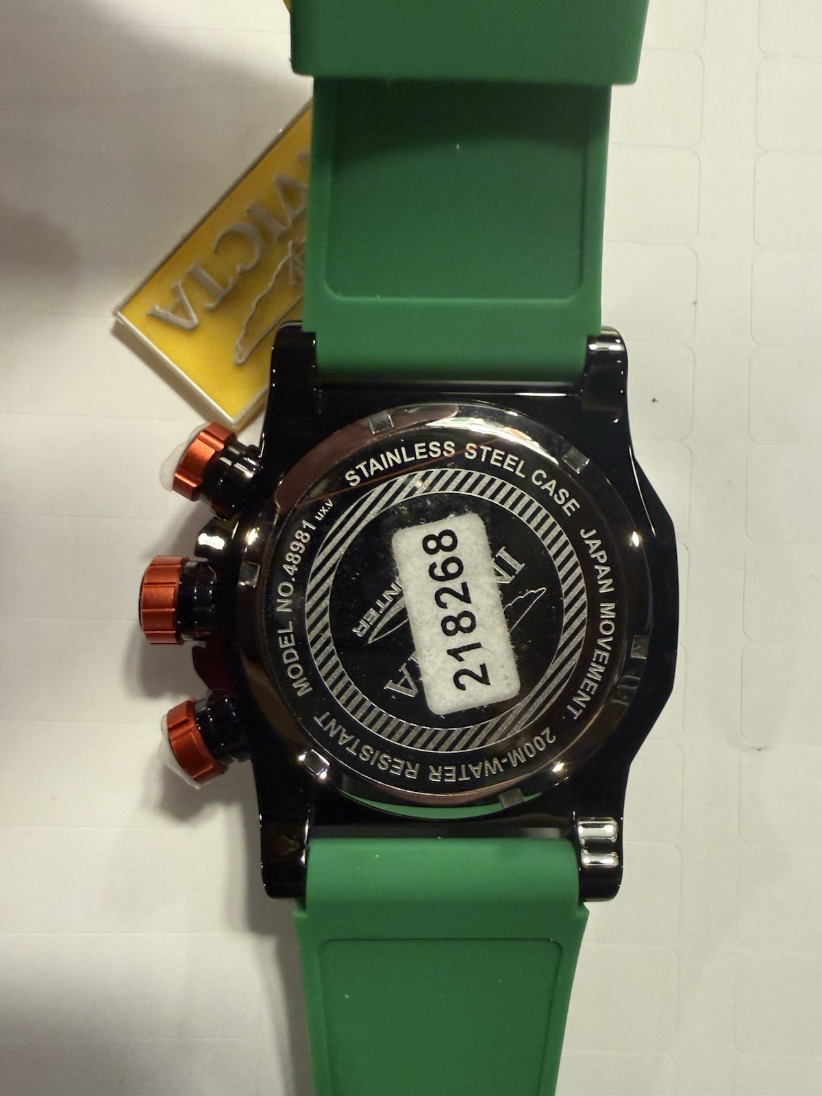 Invicta Sea Hunter Gen IV 52mm Quartz Watch Green Chronograph 48981