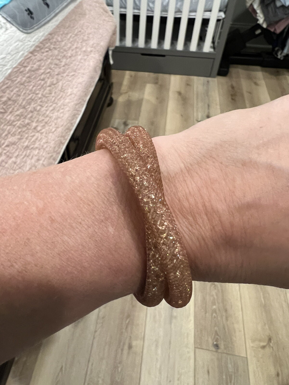 Swarovski Women’s Bracelet Stardust Elegant Rose Double Wrap Medium 5089853