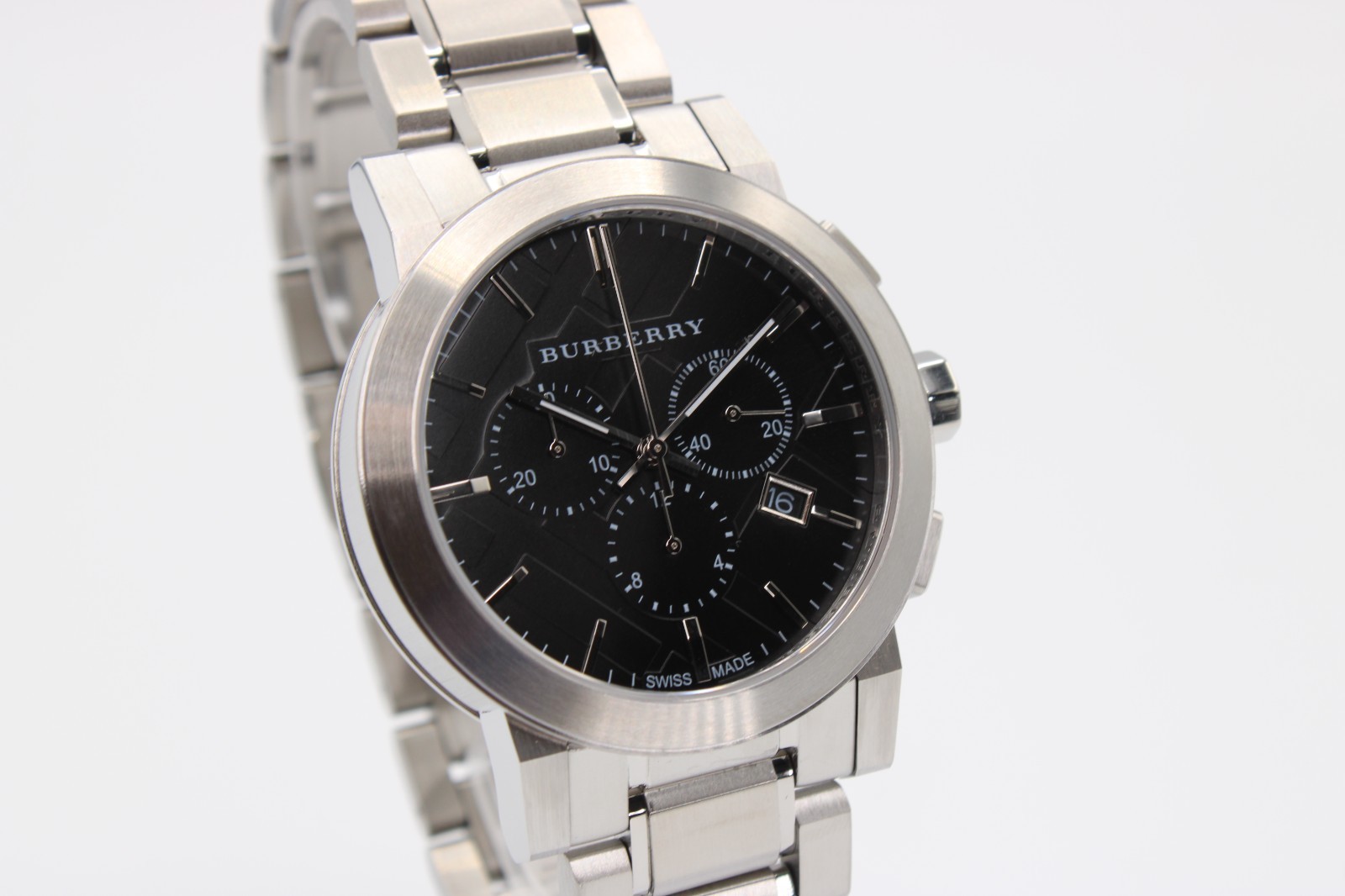BURBERRY The City BU9351 Stainless Steel Black Dial Men’s Watch 42mm