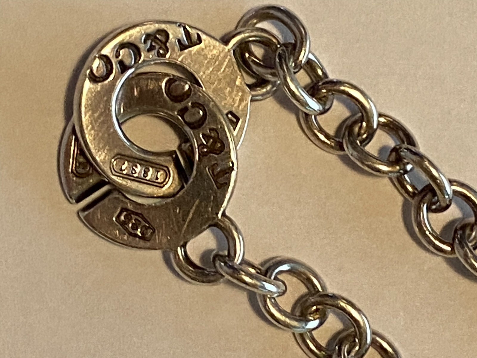 Tiffany & Co. 1837 Double Circle Clasp Necklace and Bracelet