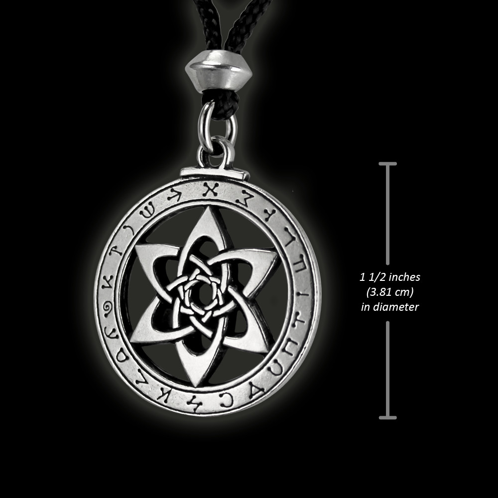 The Astrologer’s Star Necklace Angel Pendant – Occult Talisman Ceremonial Amulet