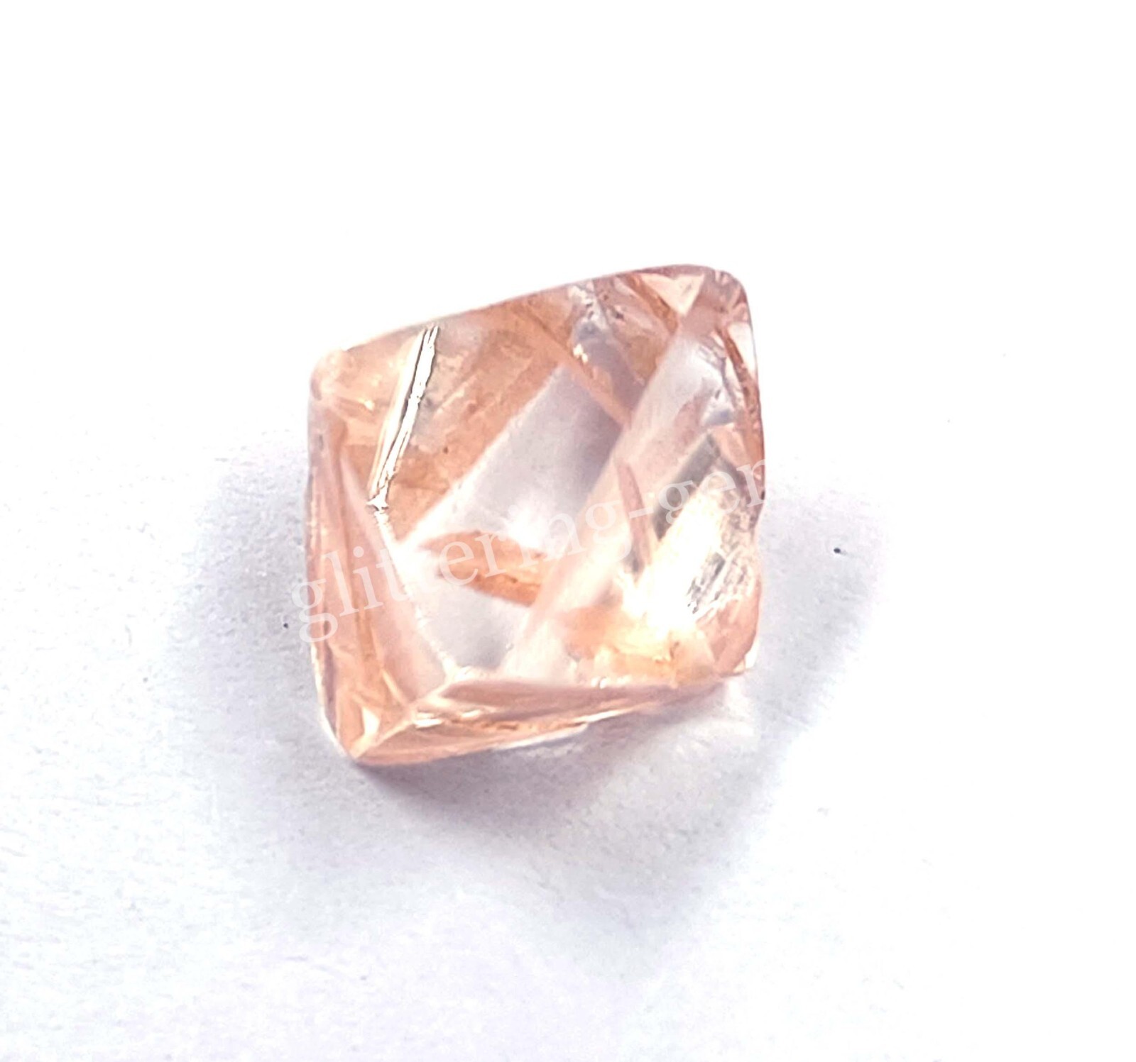 15 Ct Certified Raw Diamond Colorless F-Color CVD FL-Clarity Loose Gemstone 25F