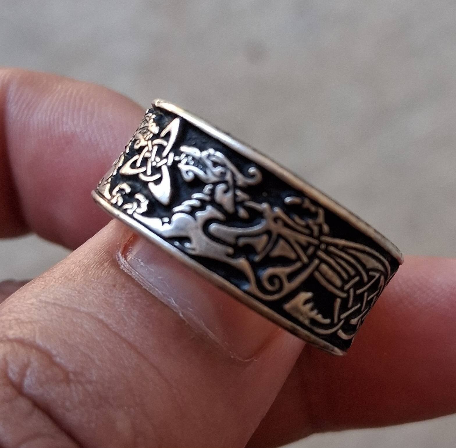 sterling silver 7 grams 925 band ring size 8.5 Pepi Narrow
