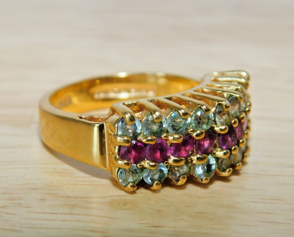 6 Rings, 18k GF Ring, 14kGF, HGF, Look At the Pics, Size & Weight in Pics, 12/53