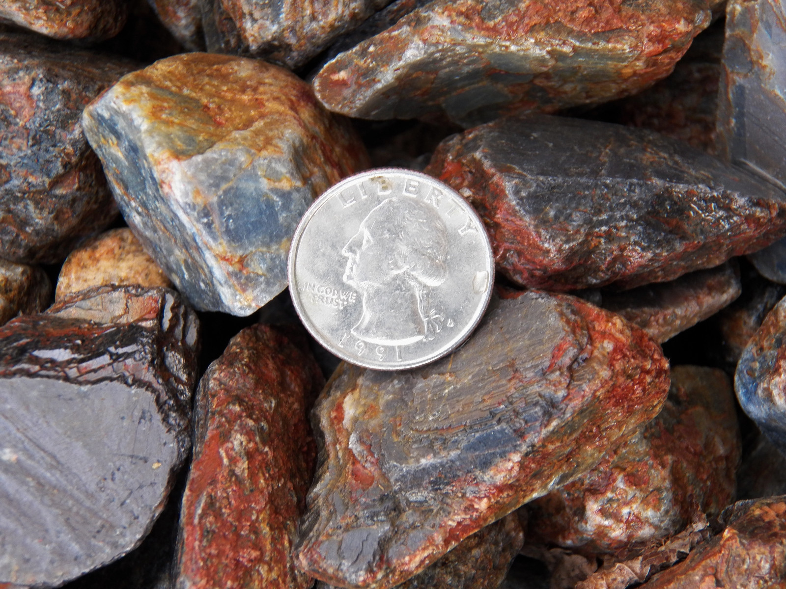 1000 Carat Lots of Blue Sapphire Rough – Plus a FREE Faceted Gemstone
