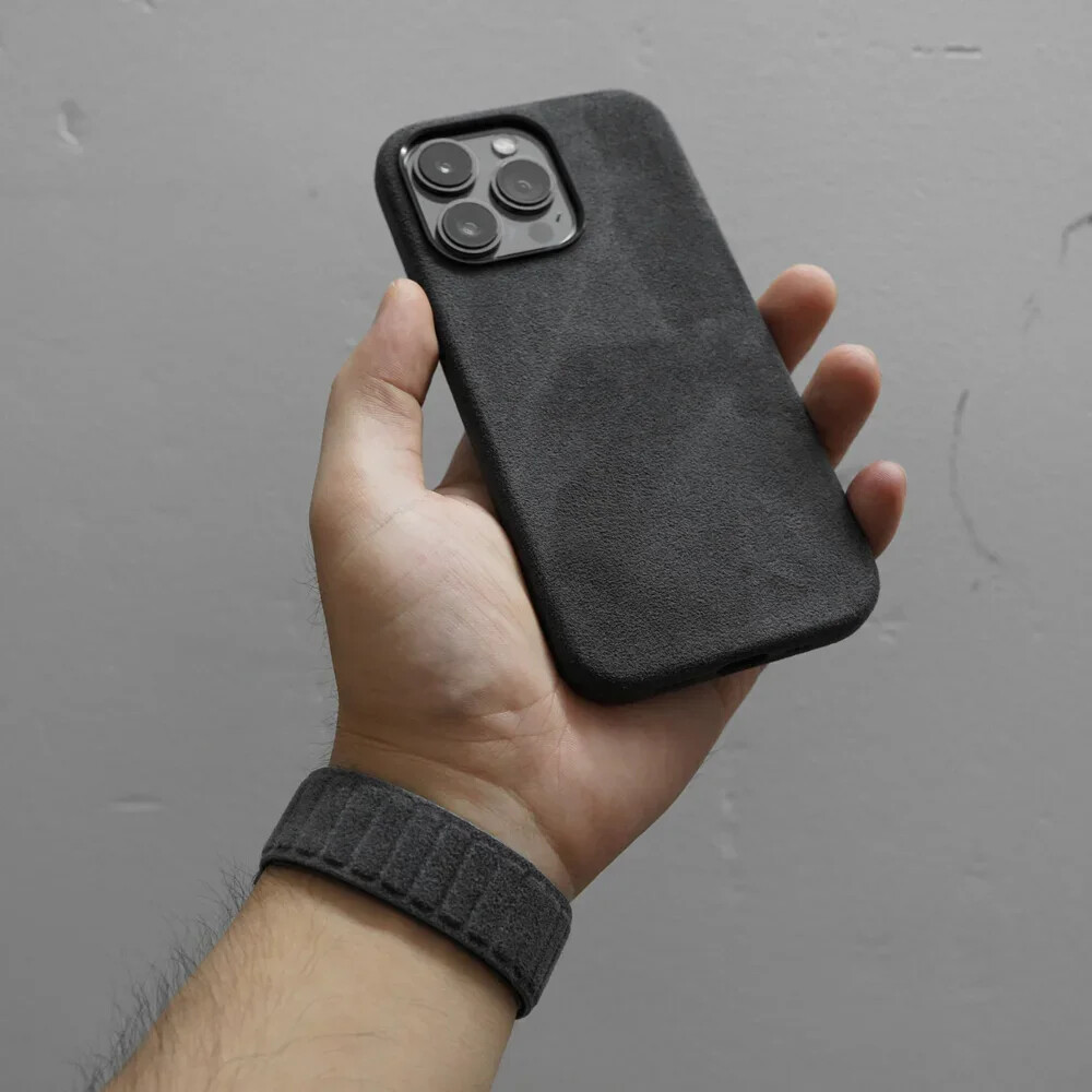 Magnetic ALCANTARA Strap for Apple Watch Leather Accessories