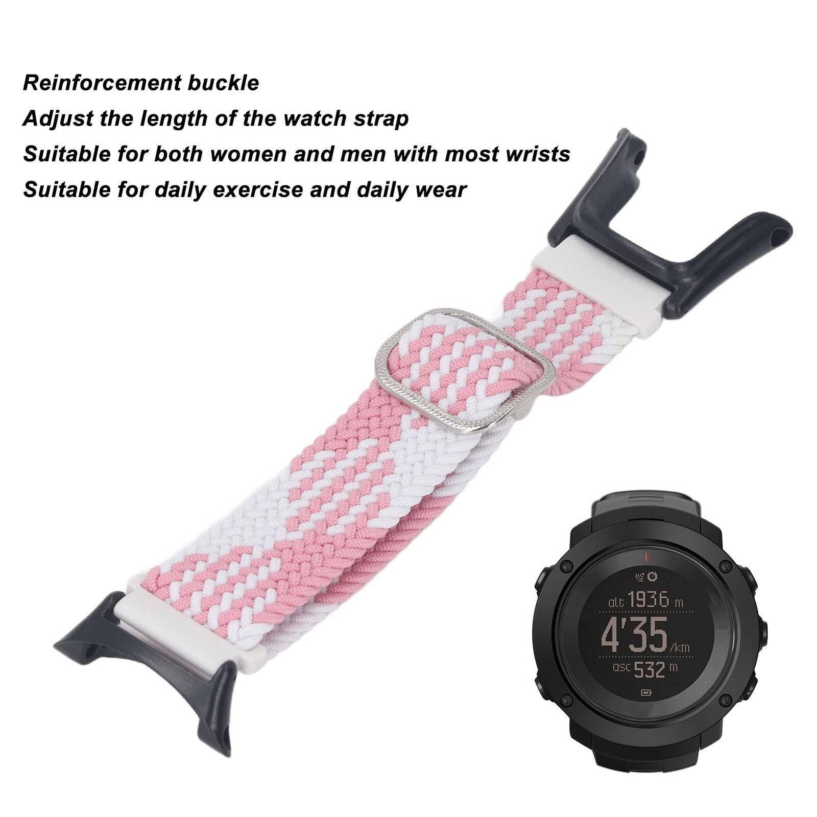 New Weave Nylon Watch Band Washable Adjust Size Quick Release Watch Strap For