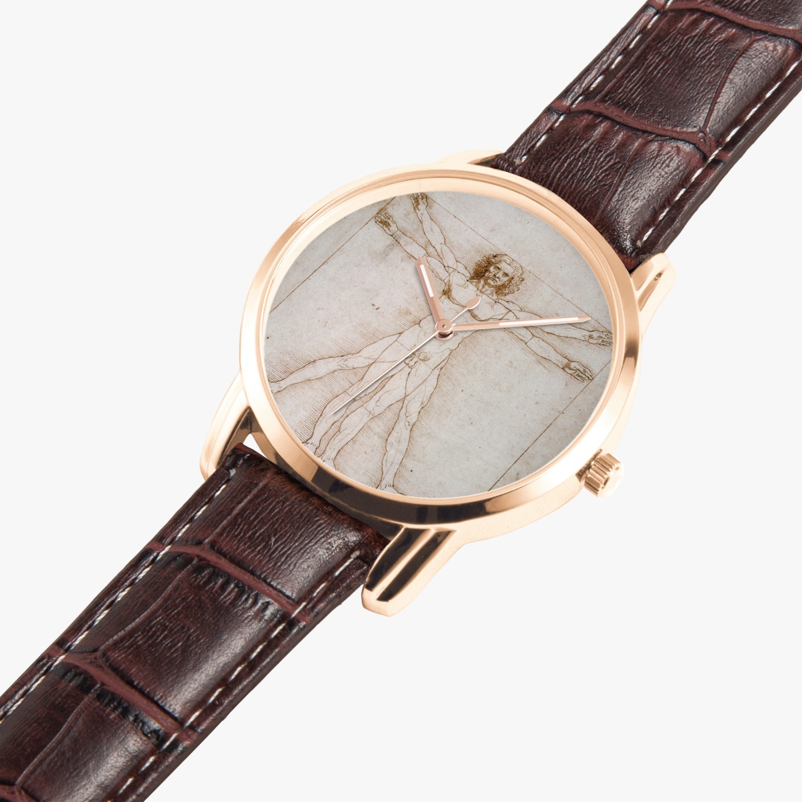 Leonardo da Vinci “The Vitruvian Man” Quartz Watch, art watch, couple watch