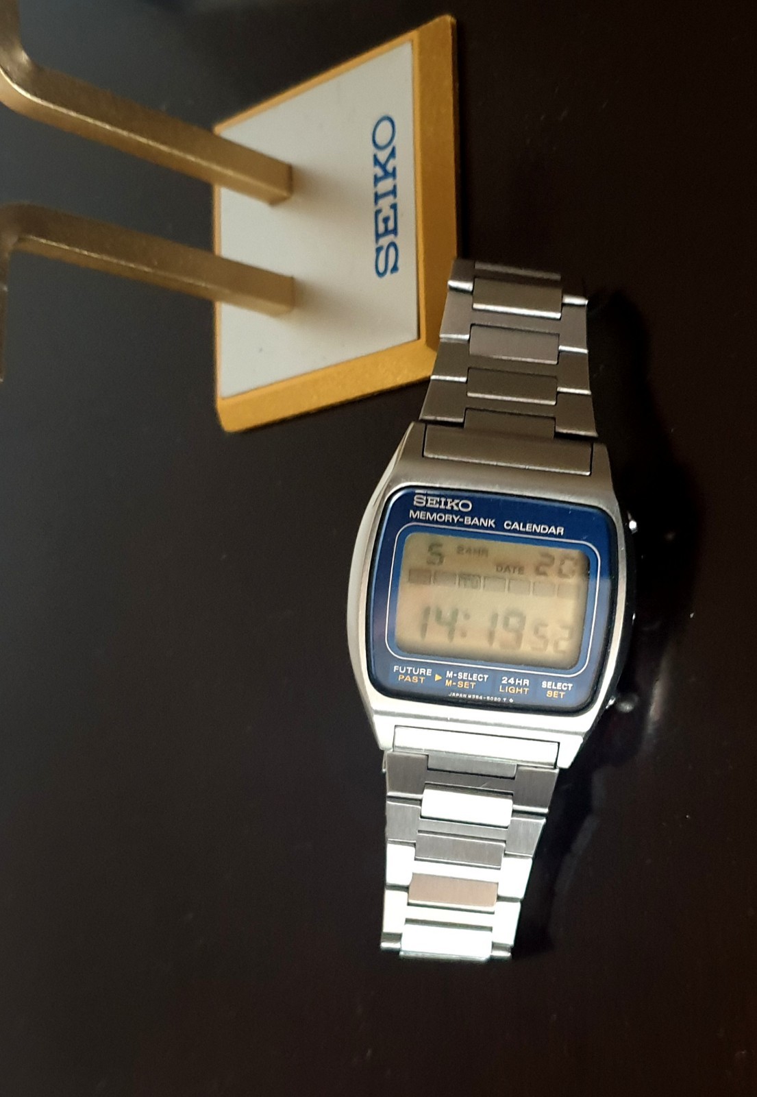 VINTAGE 1970 Quarzo Seiko LCD Modulo Moonraker M354-5020 Solo cassae modulo.
