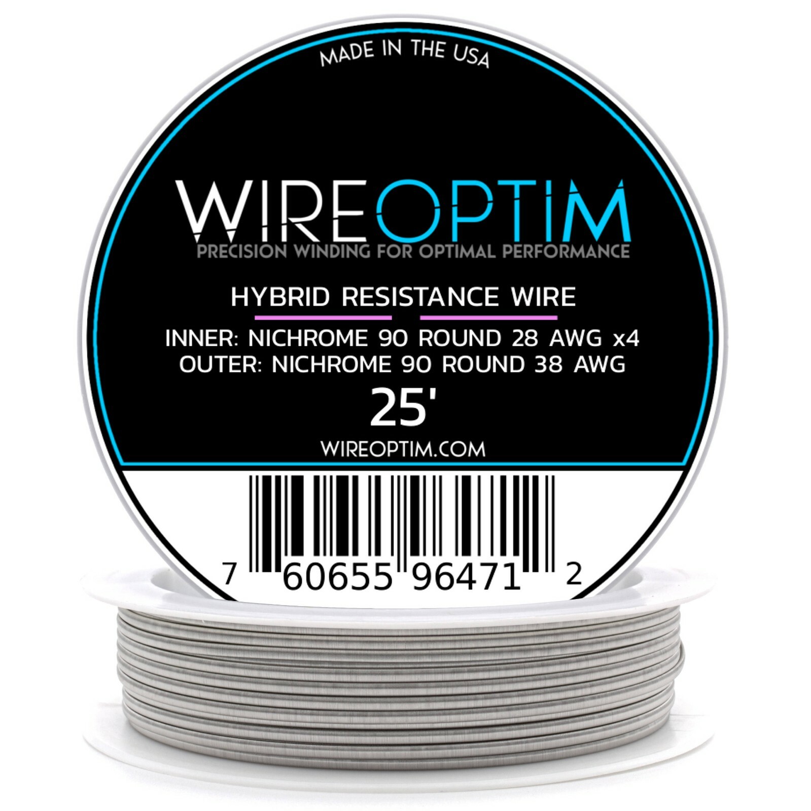 Hybrid Wire – Kanthal A1, Stainless Steel 316L, Nichrome 80, Nichrome 90