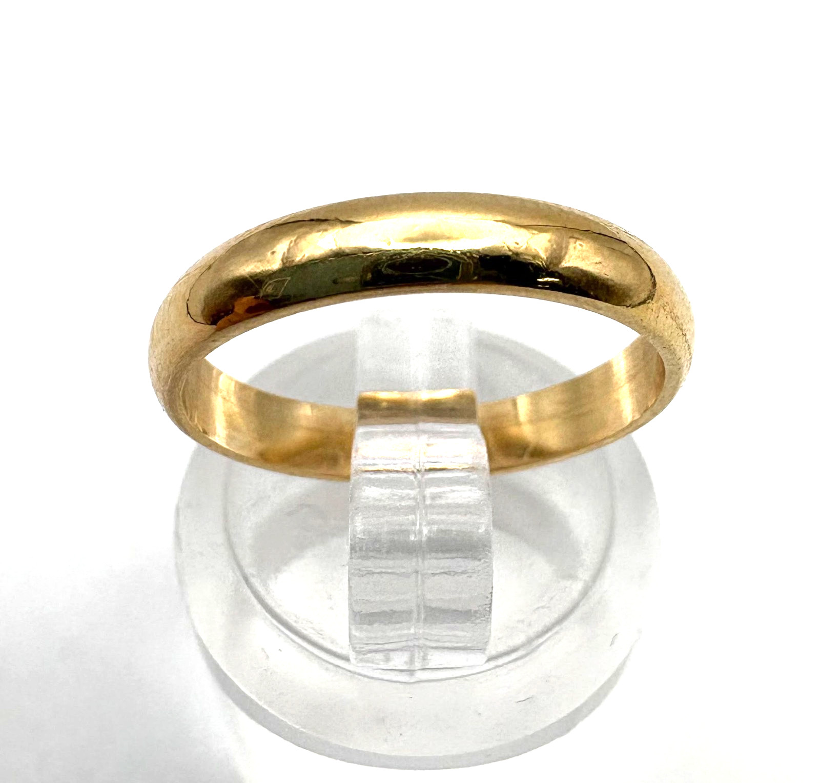 estate 14k yellow 3mm gold band 1.95g sz5.5 $1000 #739