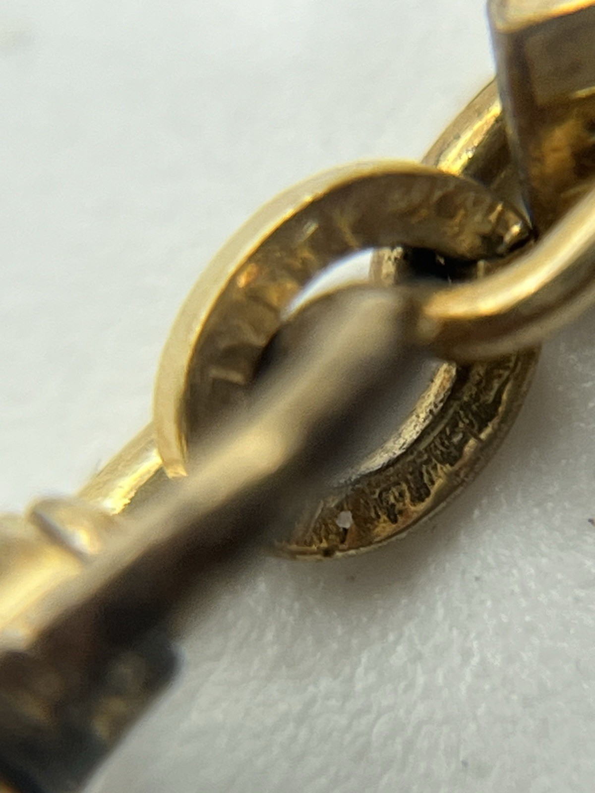 12k gold filled Boston rectangle link watch chain necklace Albert dog clip