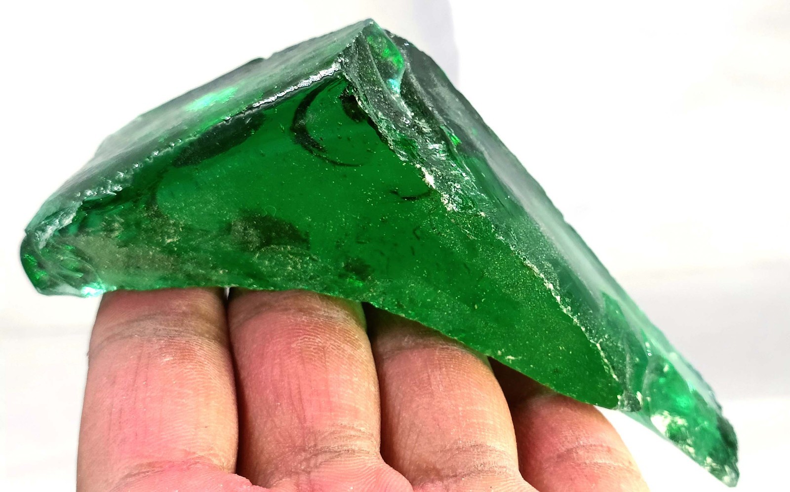 505.0 Ct Natural Green Emerald Rough EGL Certified Loose Gemstone 6MGR