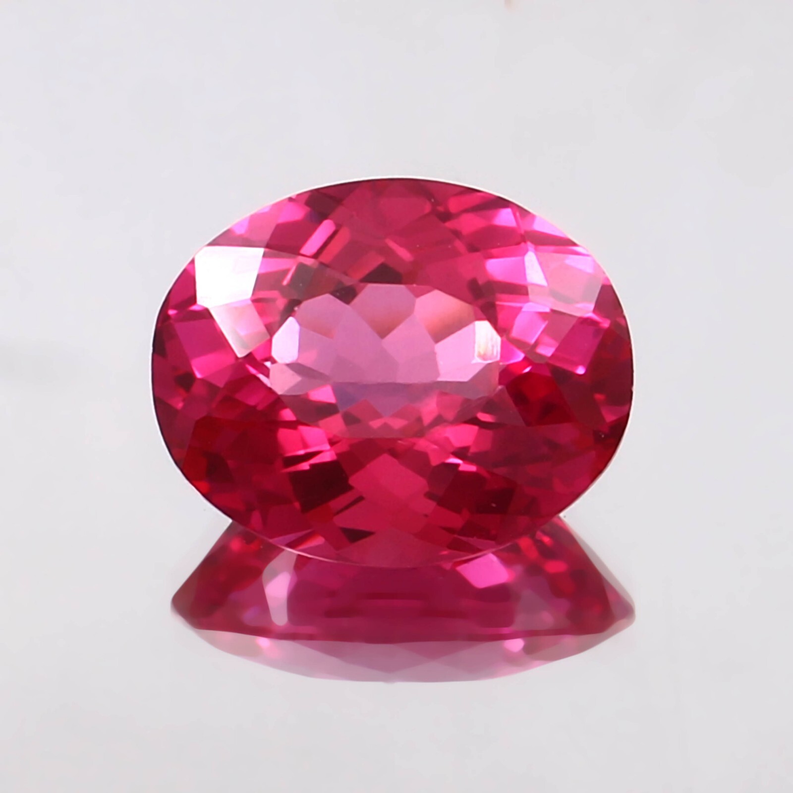 Natural Madagascar Pink Rubelliite Tourmaline Oval Cut Loose Gemstone 11.70 Ct