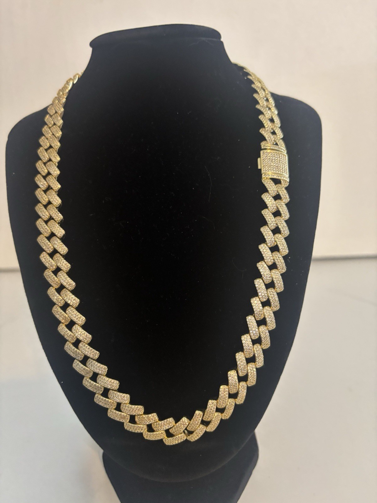 18k gold filled Cuban link chain