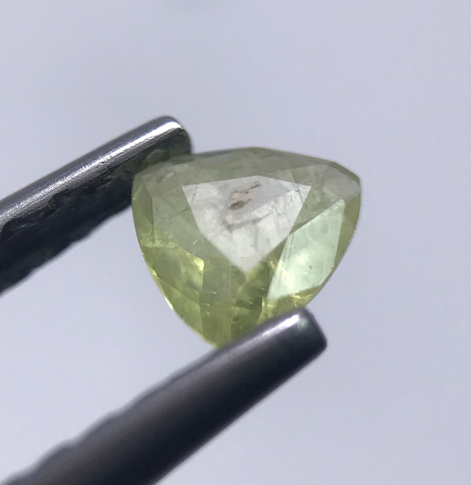0.11 CT Fluorescent Hauyne cut Gemstone Badakhshan Afghanistan