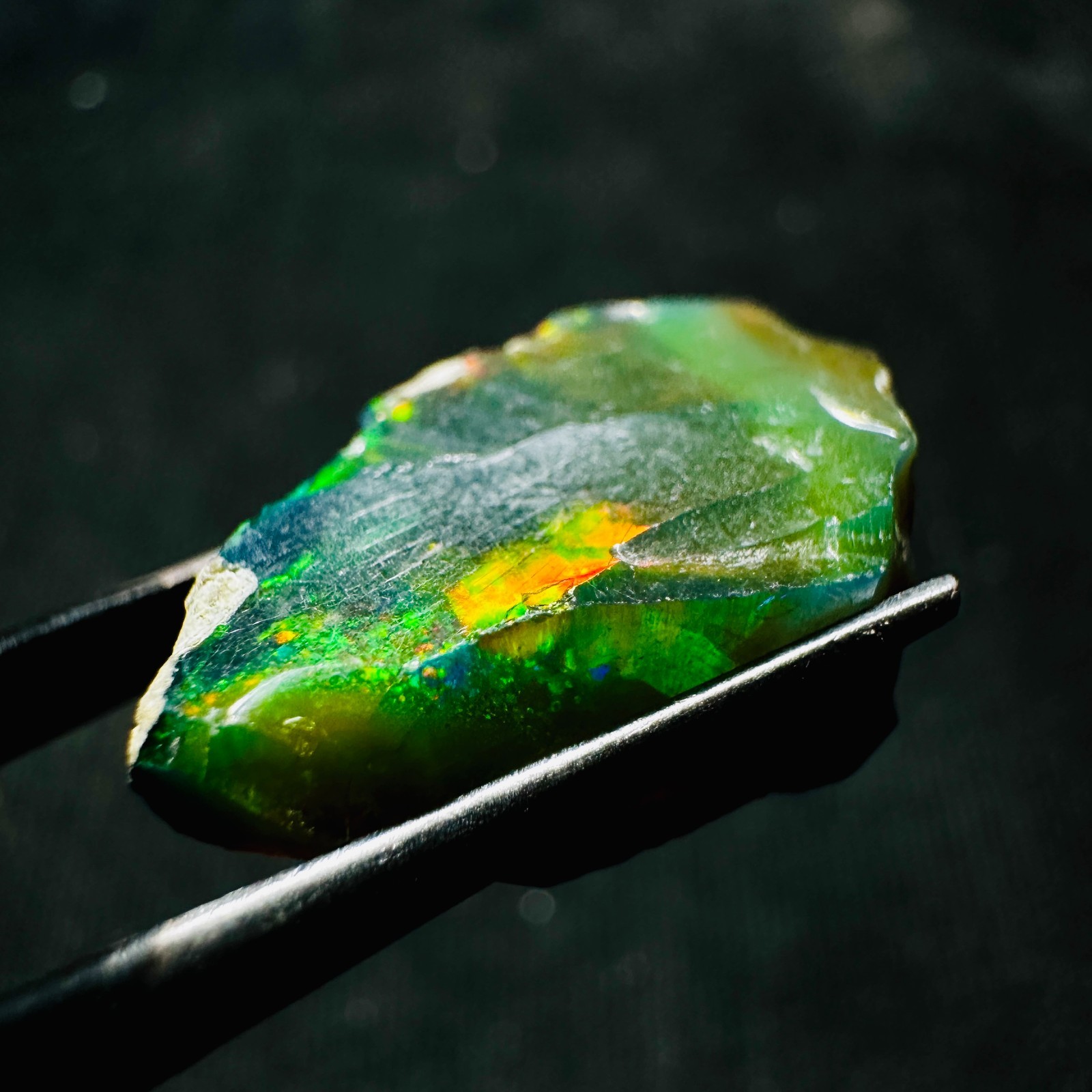Natural Black Opal Rough Loose Raw Gem Cutting Stone For Collectors 10.00 CTS