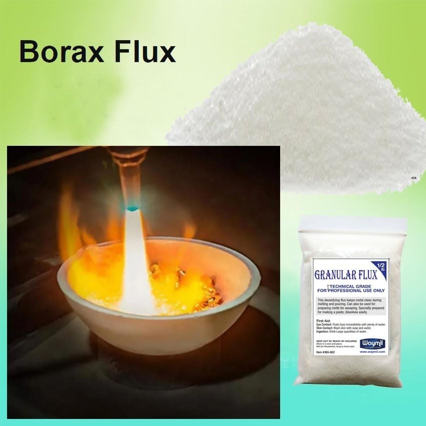 1/2lb Borax Flux for Assaying & Jewelry Melting – Clean Casts Guaranteed