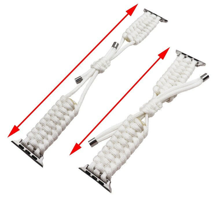 Nylon Braided Loop Strap iWatch Band For Apple Watch Series 6 SE 5 4 3 40mm 44mm