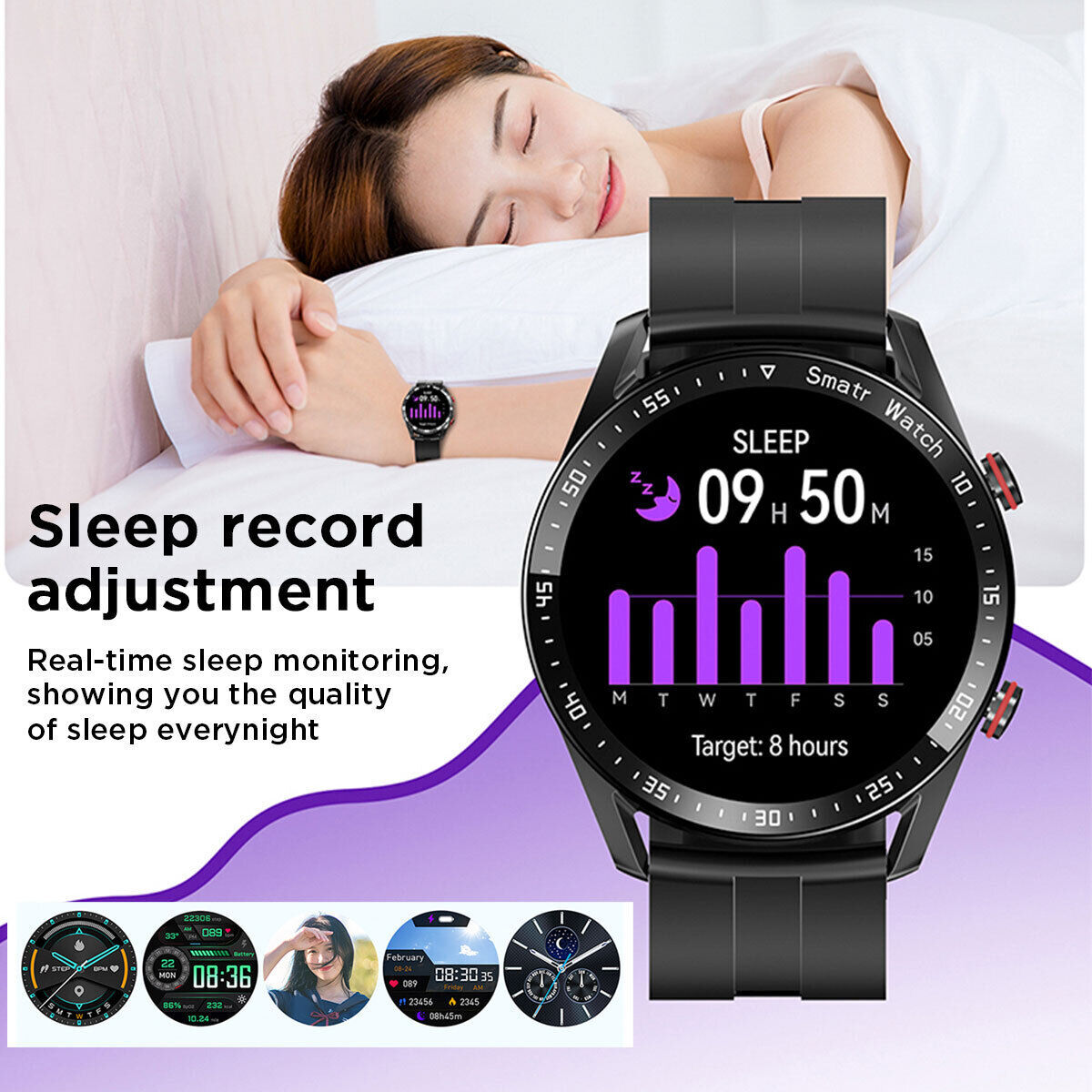 Smart Watch For Men Women Waterproof Smartwatch Bluetooth For iPhone Samsung