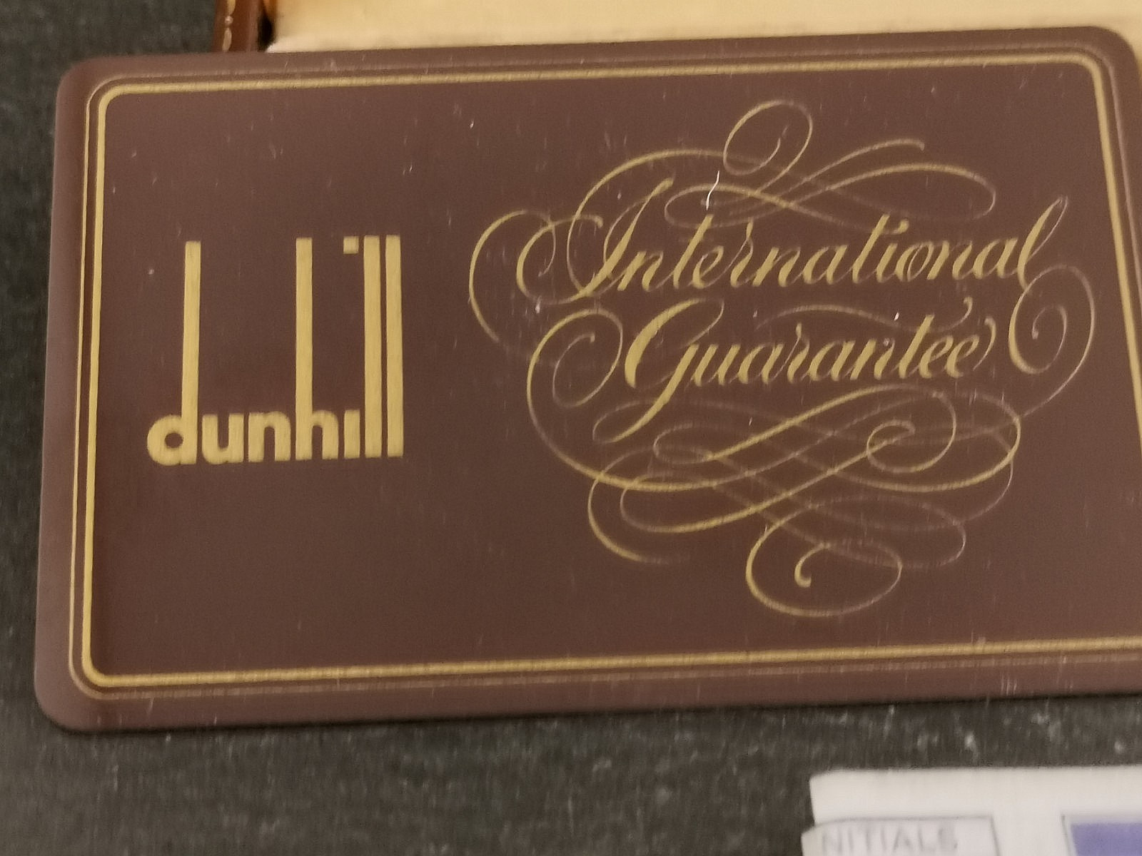 Men’s Dunhill Quartz Watch – Gold on Solid Silver. Harrords. Box and Papers 1982