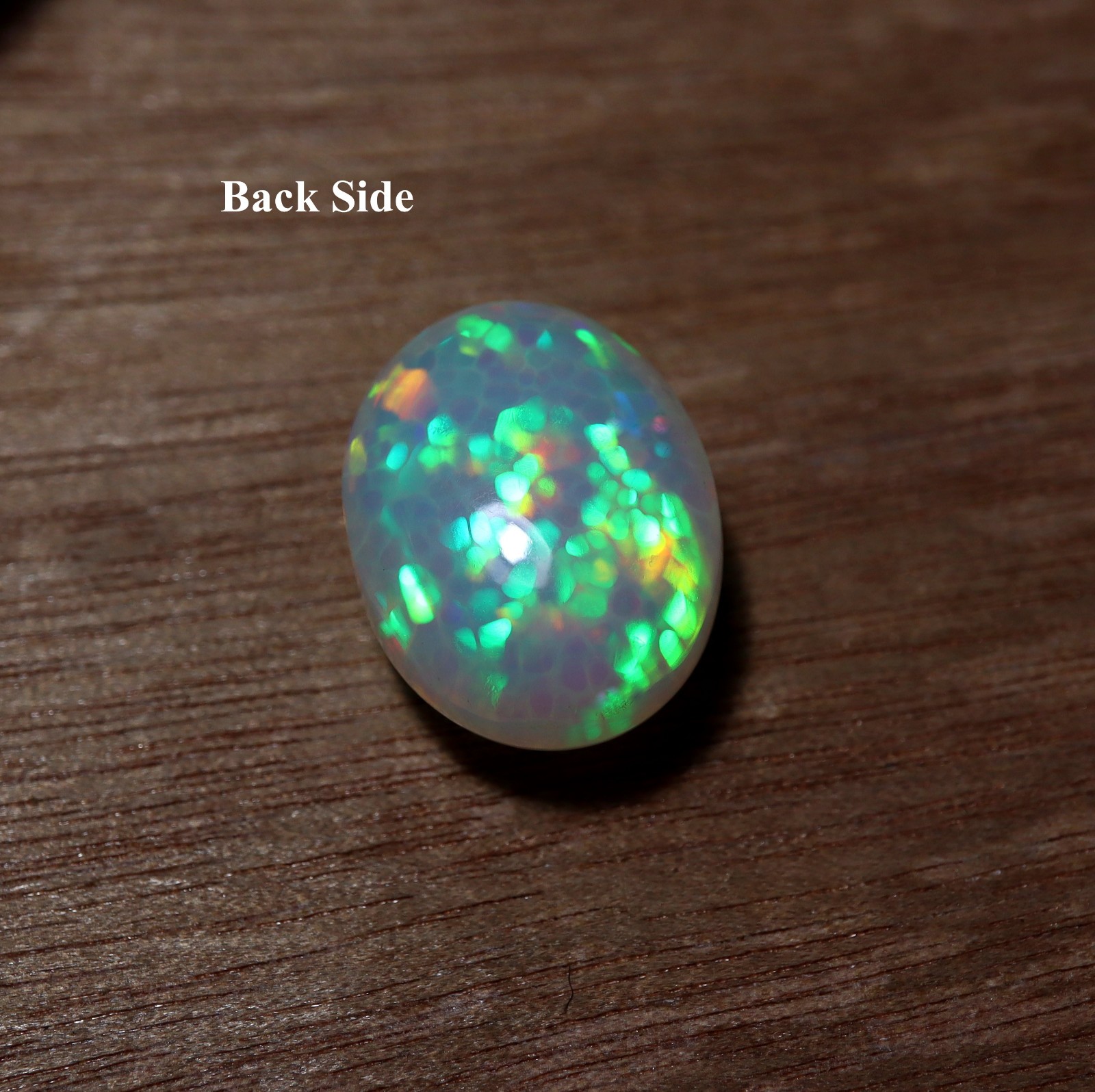 14.9 Cts 19.7×15.2 MM Natural AAAA Multi Fire Ethiopian Opal Oval Shape Cabochon