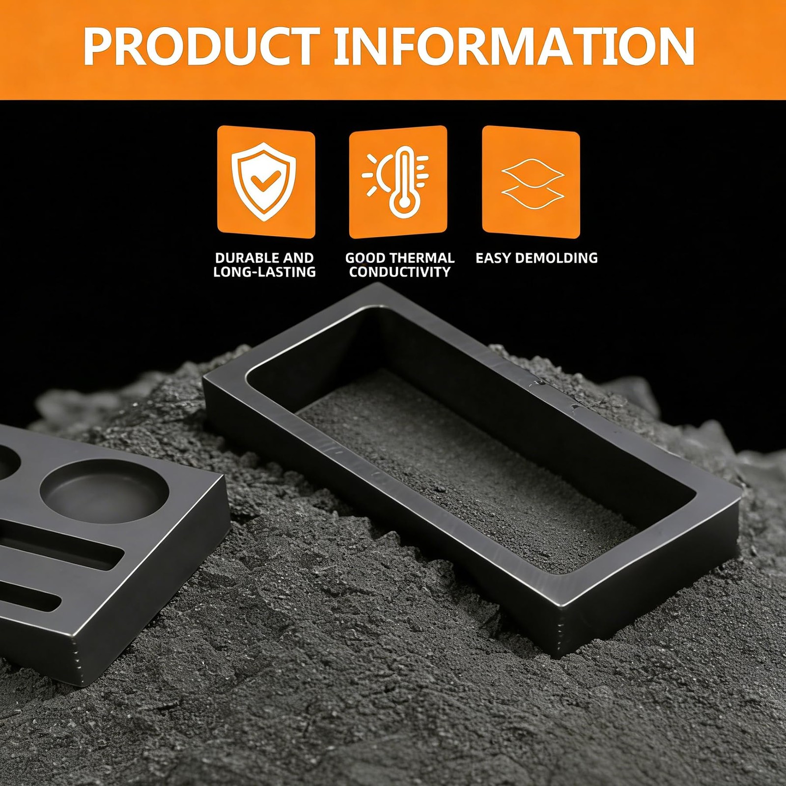 8 In 1 Graphite Torch Melting Casting Kit Crucibles Ingot Mould Metal Smelting