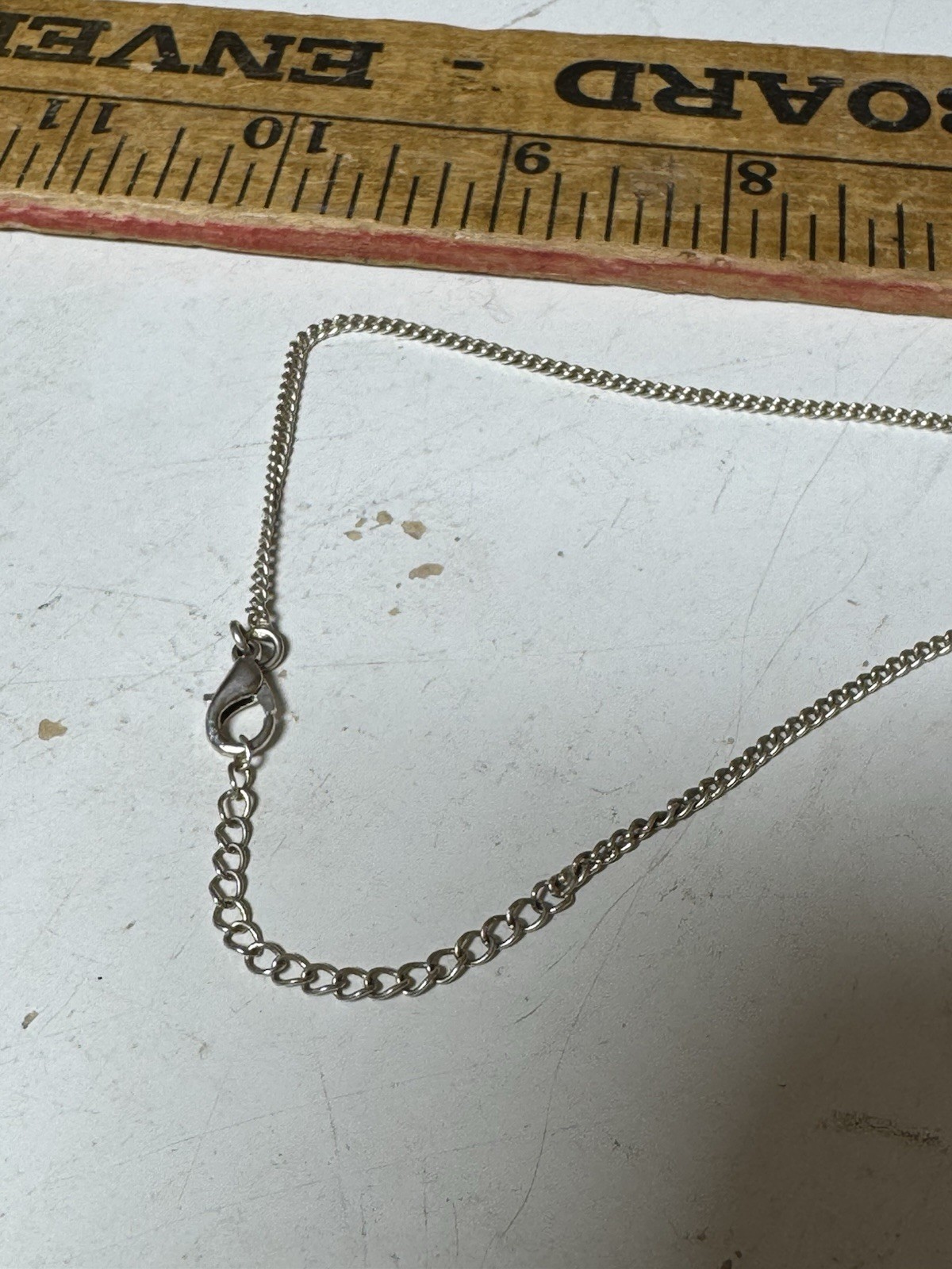 VTG Sterling Silver Turquoise Pendant Elka Sterling 16″ Necklace Lobster Claw