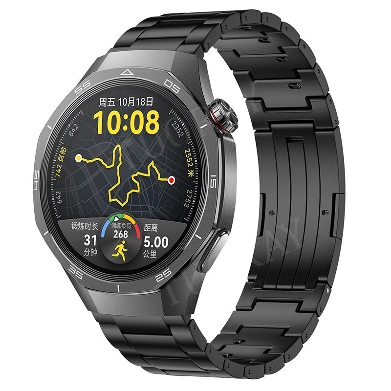 For Huami Amazfit GTS 4 3 2 Mini GTR 42 47mm Bip 6 5 Titanium Metal Band Strap