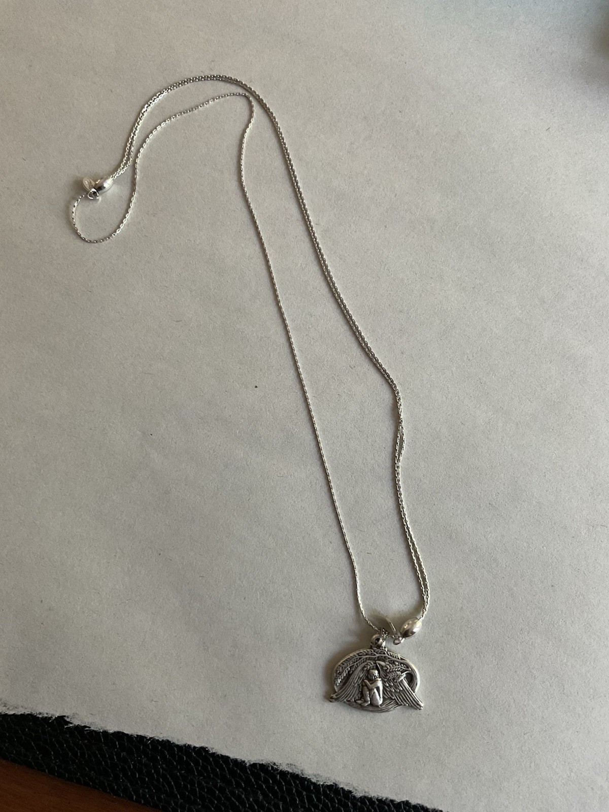 Alex & Ani Guardian Of Healing Adjustable Slide Necklace