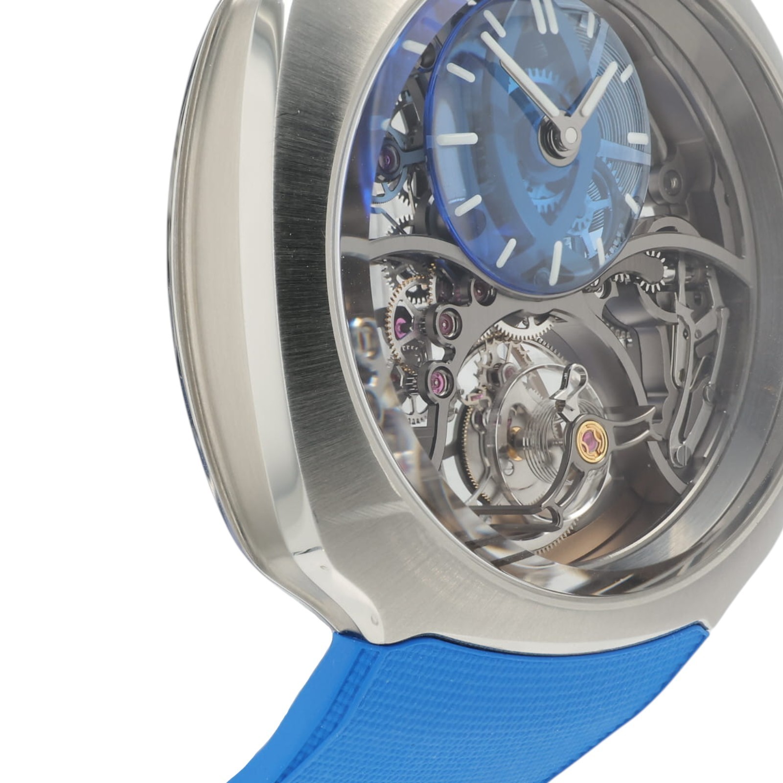 H. Moser & CIE Streamliner Alpine Skeleton Dial Steel 42mm Automatic 6811-1200