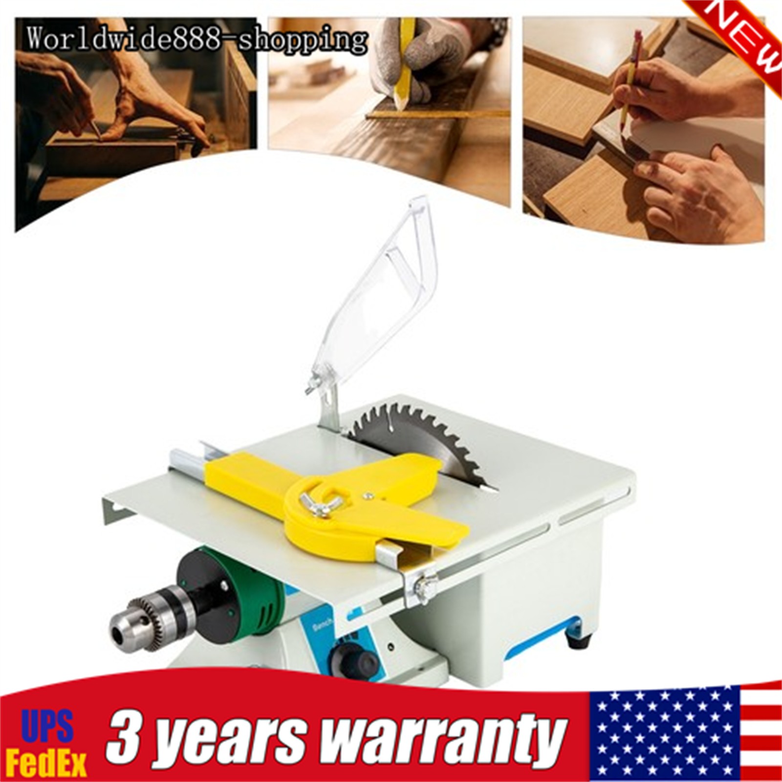 750W Mini Table Grinder Gem Jewelry Grinding Polish Saw Machine 800-10000rpm