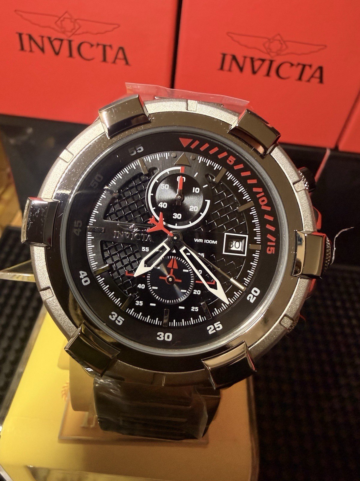 Invicta Aviator Falcon Men’s Watch 50.5mm Steel