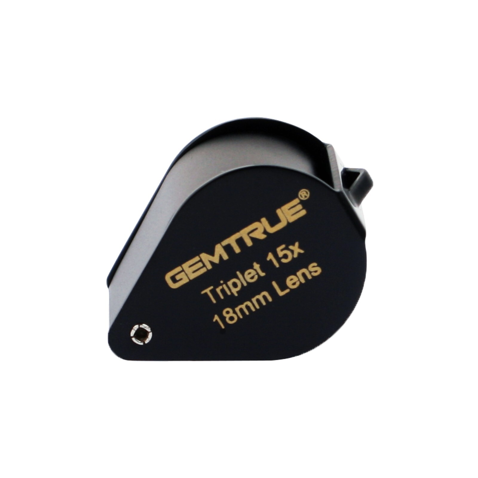 GemTrue 15x 18mm Triplet Diamond Loupe – High Power Gemstone Magnifier