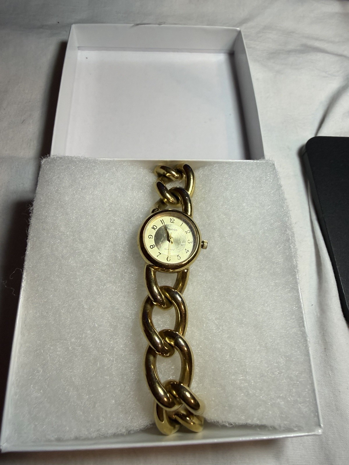 Armitron Women’s Gold Tone Chain Link Watch